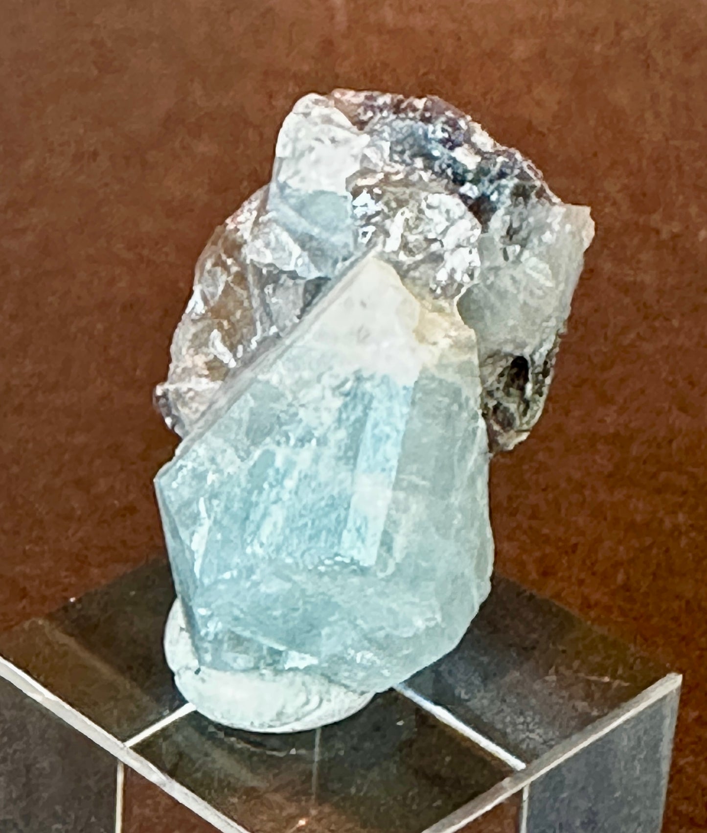Blue Topaz on Matrix